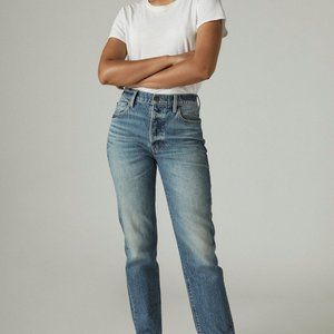 Lucky Brand High Rise Mom Jean Drew Size 10/30A in Adair